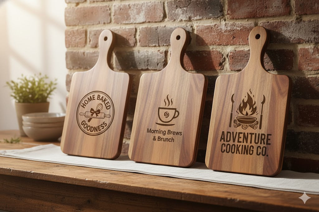 Custom Cutting Board w/ Handle